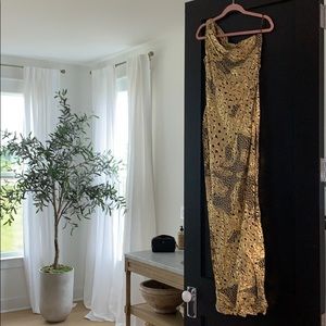 Yves Saint Laurent couture evening dress